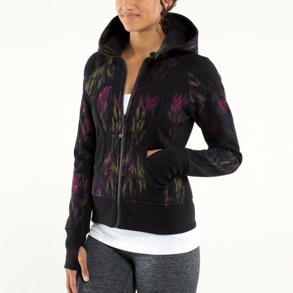 Lululemon Scuba Hoodie *Stretch (Lined Hood) Midnight Iris Multi / Black - Picture 2 of 14
